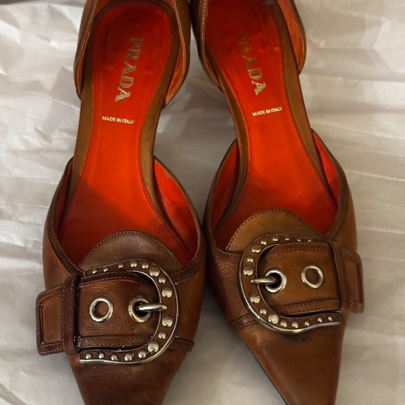 Leather Prada Kitten Heel shoes - Picture 2 of 3